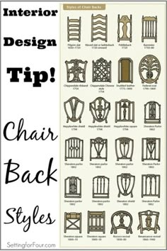 the interior design tip chair back styles