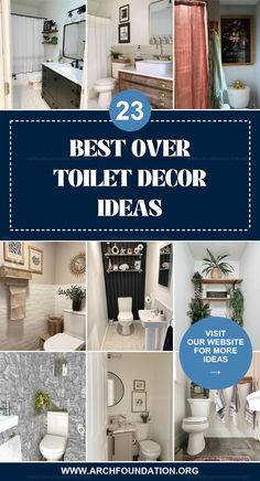 the best over toilet decor ideas