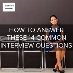 Here's how to answer 14 of the most common interview questions! Most Common Interview Questions, Common Interview Questions, Resume Cover Letter, Job Interview Questions, Cover Letters, Interview Questions And Answers