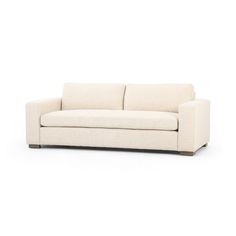 Boone Sofa - Thames Cream angled view Cream Floor, Cream Sofa, Client Board, Modern Desert, Apt Ideas, Sofa Colors, Row House, Round House, New Apt