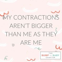 the bump to baby logo with text that reads, my contraptions aren't bigger than me as they are me