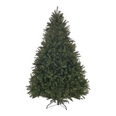 a small christmas tree on a white background