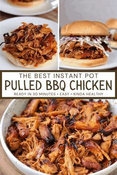 the best instant pot pulled bbq chicken recipe