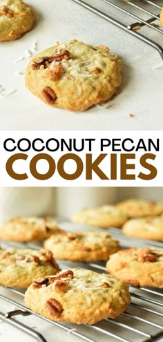 coconut pecan cookies Coconut Recipes, Sugar Cookies Recipe