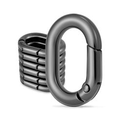 an image of a metal object that is in the shape of a d - ring