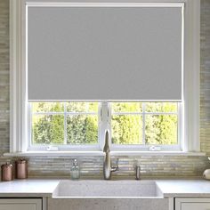 Joydeco Custom 100% Blackout Roller Shades - Joydeco Cordless Window Shades, Cordless Roller Shade, Modern Tv Room, Window Roller Shades, Blackout Roller Shades, Wide Window, Hanging System, Black Windows, Modern Tv