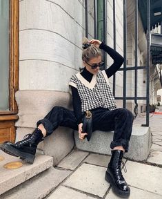 Sweater Vest Outfit Inspiratie Indie School Outfits, Looks Pinterest, Neue Outfits, Outfit Trends, 가을 패션, Autumn Outfit, Outfit Inspo Fall, Looks Style