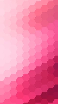 an abstract pink and red background with hexagonal shapes