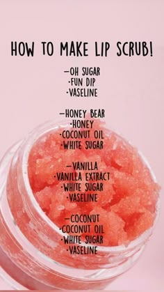 Make Lip Scrub, Basic Skin Care Routine, Diy Body Care, Perfect Skin Care Routine