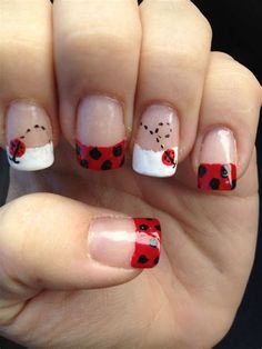 Miraculous Ladybug Nail Art. There are any references about Miraculous Ladybug Nail Art in here. you can look below. I hope this article about Miraculous Ladybug Nail Art can be useful for you. Please remember that this article is for reference purposes only. #miraculous #ladybug #nail #art Ladybug Nail Art, Ladybug Nails, Baby Shower Nails, Lipsense Lip Colors, A Ladybug, Simple Nail Art Designs, Nails For Kids, Toe Nail Designs, Toe Nail Art