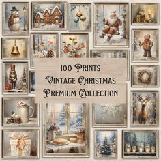 the vintage christmas collection is available for purchase