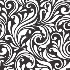 an abstract black and white background with swirls