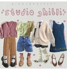 Grandmacore Outfit, Ghibli Studio, Clothing Studio, Anime Inspired Outfits, Fashion Baby, Character Outfits, Mode Inspiration, Looks Vintage