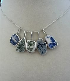 Handmade sterling silver necklaces with a unique sea pottery charm *Sterling silver chain is included! Silver Jewelry Making Ideas, Unique Jewelry Silver, Funky Silver Jewelry, Sea Pottery Jewelry, Soldering Crafts, Silver Clay Jewelry Ideas, Chunky Jewelry Silver, Silver Smithing Jewelry, Layered Silver Necklaces