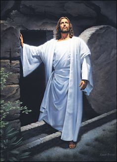 jesus standing in front of a cave with the words changed water to wine