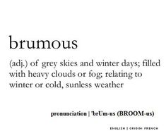 the words brumous are written in black and white text on a white background