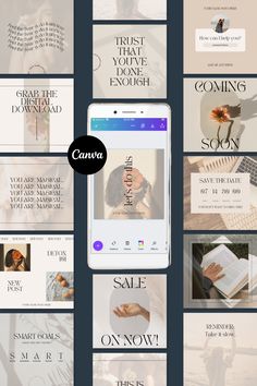 Introducing the KYA Health Coach Instagram Templates! Create a beautiful and consistent grid with our ready-to-post and easy-to-customize Canva templates, optimized for square and story Instagram posts. Canva Instagram Templates, Coach Instagram, Etsy Instagram, Story Instagram, Canva Templates