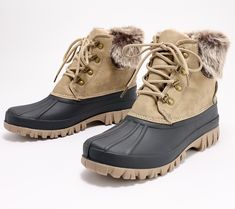 Win winter in these fresh lace-up boots with a snuggly lining and memory foam comfort. From Lamo. Up Styles, Lace Up Boots, Winter Boots, Memory Foam, Faux Fur, Fashion Shoes, Shoe Boots, Lace Up, Boots