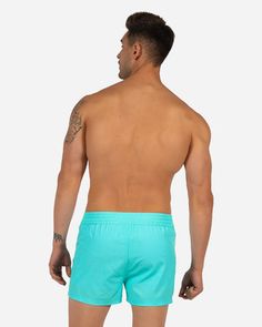 5" Fluro Aqua - Tucann America Tropical Swimwear With Built-in Shorts For Poolside, Summer Swim Trunks With Built-in Shorts For Pool, Tropical Swim Trunks With Built-in Shorts For Poolside, Summer Swimwear With Built-in Shorts For Warm Weather, Beachy Swim Trunks With Built-in Shorts For Pool, Green Swimwear With Built-in Shorts For Beach, Beachy Swimwear With Built-in Shorts, Beachy Short Swim Trunks For Vacation, Swimwear With Built-in Shorts For Poolside Warm Weather