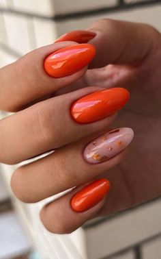 Red Summer Nails, Shaped Nails, Manicure Nails, Oval Nails, Perfect Nails