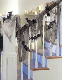 "From creepy spider webs to eerie ghost lanterns, these DIY ideas will give your home a hauntingly beautiful touch. 💀🕷️ #HalloweenDIYs #DIYHalloweenDecorations #HalloweenCrafting #DIYHalloweenIdeas #HalloweenDIYProjects #HalloweenDecorInspo #DIYHalloweenCrafts #HalloweenDIYInspiration #DIYHalloweenDecor Halloween Bats Diy, Halloween Chic, Creepy Creatures, Halloween Party Decor Diy, Hallowen Ideas, Casa Halloween, Halloween Room Decor, Halloween House Party