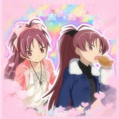 Kyoko Sakura Icon, Kawaii Kei, Kyoko Sakura, Puella Magi, Picture Icon, Puella Magi Madoka Magica, Pink Aesthetic