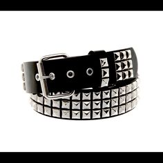 Hot Topic 3 Row Studded Belt 42 Belt Y2k, Studded Belt, Hot Topic, The Row, Belts, Mens Accessories, Man Shop, Quick Saves, Clothes