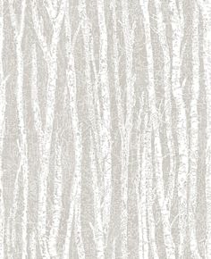 a white and grey wallpaper pattern with vertical lines on the left side of it