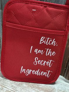 Oven Mits, Secret Ingredient, Cocktail Glasses, Transfer Vinyl, Secret Santa