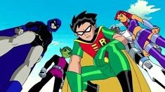 Teen Titans Show, Teen Titans Series, Keyboard Ideas, Original Teen Titans, Teen Titans Fanart, 2000s Cartoons, Teen Titan, Superhero Team, Dc Comics Superheroes