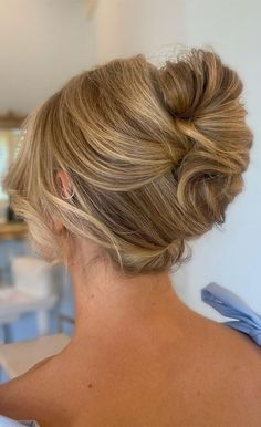 Chic Updos To Elevate Your Hair Game : Tousled French Twist Special Occasion Hairstyles Half Up, Mother Of Bride French Twist, Mid Updo Wedding Hair, Loose French Twist Wedding, Flowy Updo, High Up Dos For Medium Hair, High French Twist, French Twist Wedding Hair, French Updo