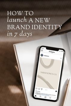 How to launch a new brand identity in 7 days Rebrand Instagram Post, Rebranding Fashion Brand, Launching A Brand, Rebranding Instagram Post, Launch Brand Instagram, How To Announce Rebranding, Rebrand Launch Ideas, Brand Relaunch Ideas, New Brand Launch Instagram Post