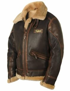 Male Attire, Mens Fashion Casual Outfits, Flight Jacket, Brown Leather Jacket, Winter Mode