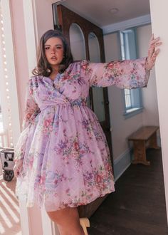 Dreamy Fitted Spring Dress, Ethereal Fitted Dresses With Sheer Sleeves, Whimsical Evening Dresses For Spring, Spring Ethereal Fitted Dresses, Ethereal Fitted Spring Dress, Spring Party Ethereal Dresses, Ethereal Spring Party Dresses, Dreamy Spring Wedding Dress, Whimsical Floral Print Party Dress