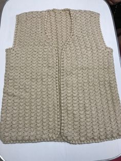 Handmade Knit Vest Winter / Stylish / Turkish Tradition width: 55 cm  length: 65cm Beige Textured Knit Sweater Vest, Casual Beige Knitting Pattern, Casual Beige Knit Knitting Pattern, Winter Chunky Knit Crochet Top, Casual Knit Sweater In Acrylic Yarn, Winter Textured Knit Crochet Top, Beige Crochet Cotton Sweater, Winter Open Knit Sweater Vest, Beige Hand Knitted Tops