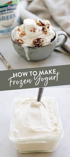 how to make frozen yogurt