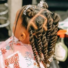 Black Baby Girl Hairstyles, Baby Girl Hairstyles Curly, Toddler Braided Hairstyles, Cute Toddler Hairstyles, Lil Girl Hairstyles, Kids Curly Hairstyles, Kid Braid Styles, Toddler Hairstyles Girl, Girls Natural Hairstyles