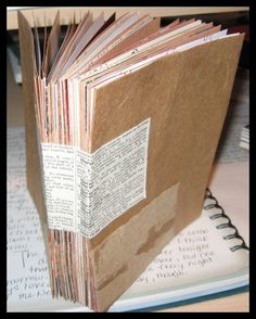 an open book sitting on top of a table