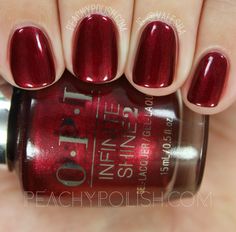 Peachy Nails, Cowgirl Photography, Christmas Nail Polish, Red Nail Polish, Red Nail, Opi Nail Polish, Great Nails, Gel Polish Colors