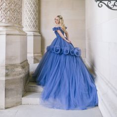 Gorgeous Tarik Ediz Gown In Bijou Blue. Size 4. Only Worn For A Photo Session. Paid 1,800.00 For This Dress. Blue Floor-length Ball Gown For Gala, Blue Floor-length Gown With Ruffles, Blue Ruffled Ball Gown For Wedding, Blue Ball Gown With Fitted Bodice For Gala, Royal Blue Ruffled Dress For Wedding, Blue Floor-length Ball Gown With Fitted Bodice, Blue Gala Gown With Long Train, Blue Gown With Ruffles And Fitted Bodice, Blue Ball Gown With Fitted Bodice For Evening