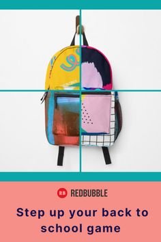 It's not too late to rock back to school fashion. Upgrade your school supplies by strutting art with pockets. Support small and independent artist with unique backpack designs ready to hold your attention. Make School Fun, Backpack Designs, Unique Backpacks, Back To School Fashion, Cookies Easy, Make School, Red Backpack, Llama Alpaca