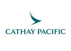 the cathay pacific logo on a white background