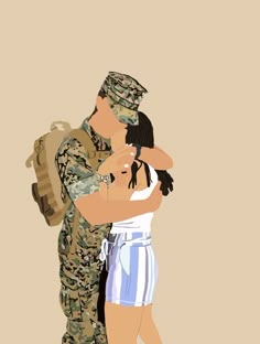 Soldier Love, Military Couple, Business Cartoons, Military Couples, Army Couple, Lion Photography, Army Girlfriend Pictures, Illustration Art Girl, Western North Carolina