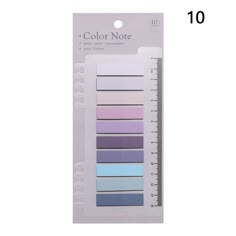 the color note sticker is shown in purple and blue