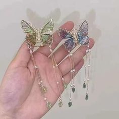 Get it at https://amzn.to/4cF7mRU Hair Clutcher, Hair Accessories For Wedding, Hairpin Lace Crochet, Wedding Party Hair, Butterfly Hair Clips, Accessories For Wedding, Stone Accessories, Butterfly Hair Clip