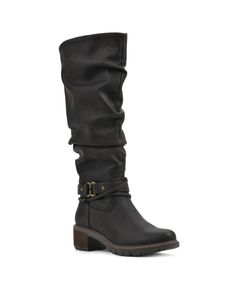 in stock Boots For Petite Women, Wide Calf Knee High Boots, Stylish Winter Boots, White Mountain Shoes, Tall Boot, Slouched Boots, Wide Calf Boots, White Mountain, Mens Trends