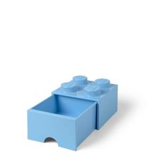 a blue lego drawer is shown on a white background