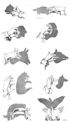 several images of hands reaching out to touch each other's hand, with the shadow cast on them