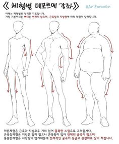 the body is shown in three different ways, and it shows how to measure it