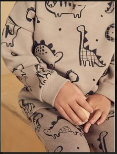 Fashion Trend Book, Dino Print, Kids Graphics, Gender Neutral Clothes, Kids Nightwear, Baby Basics, Joggers Set, Textile Pattern Design